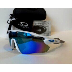Oakley Radar EV PRIZM Polarized Blue OO9208 White-Gray Frame